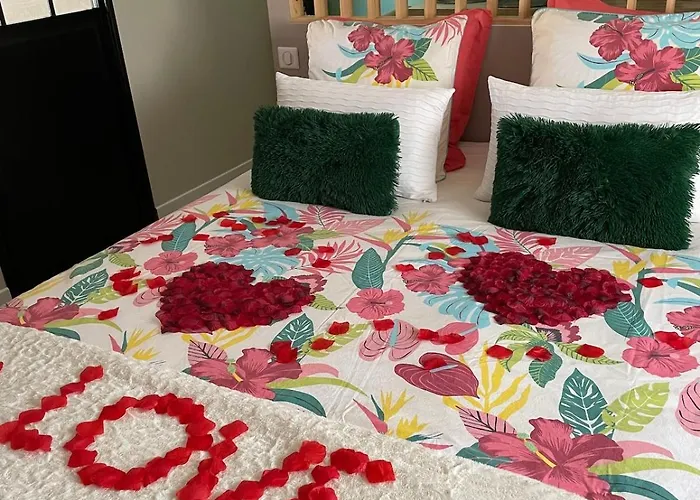 アパート Romantique Au Coeur Du Avec Jacuzzi Et Sauna Privatif Proche De Toulouse Auterive